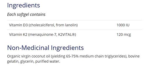 CanPrev - D3 & K2 Vitamin Supplement 240 Softgels