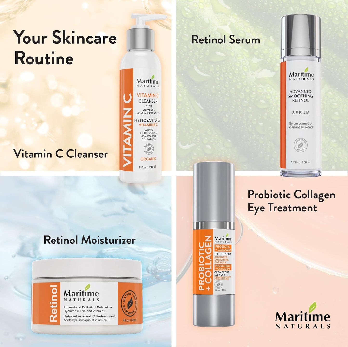 Maritime Naturals Retinol Serum for Face & Neck