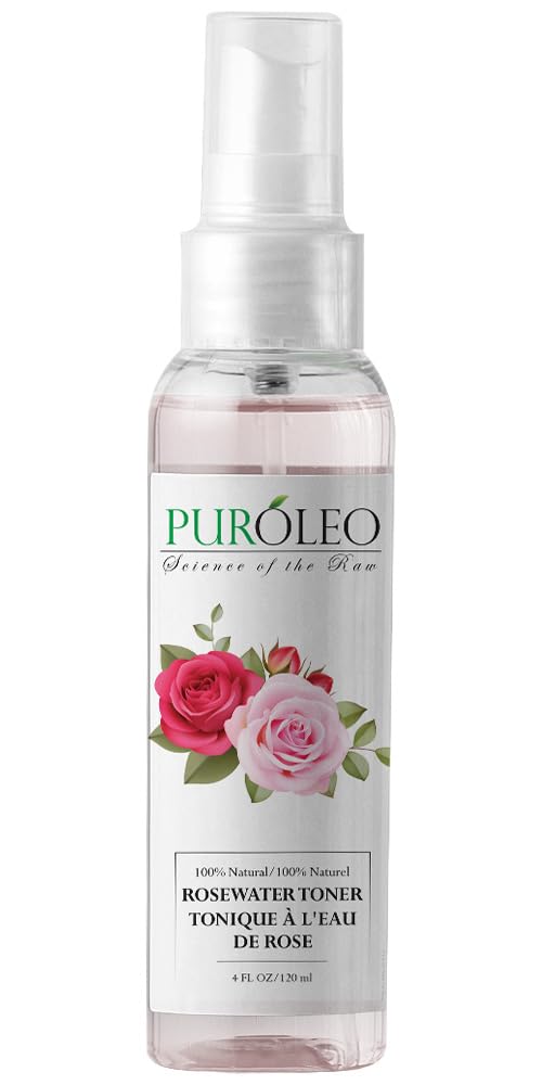 PUROLEO Rose Water 8 Fl Oz/236 ML