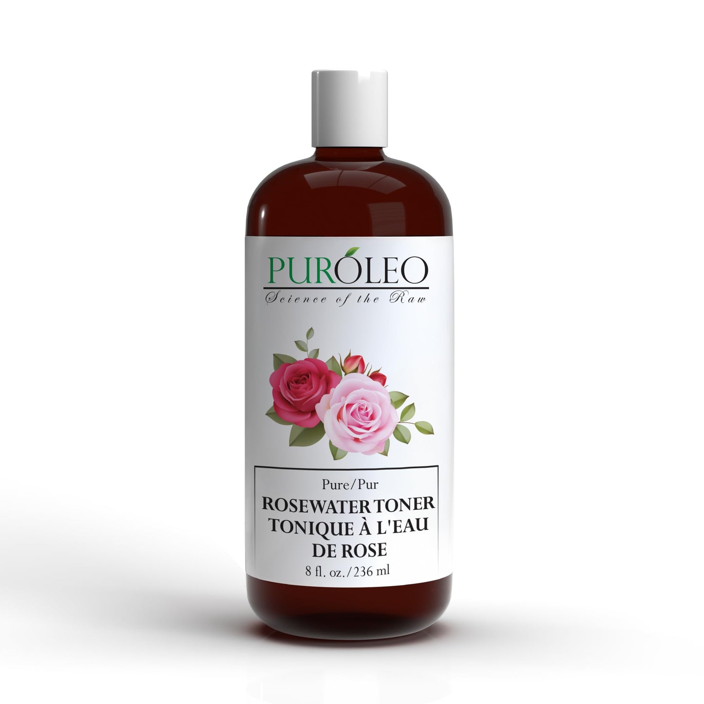 PUROLEO Rose Water 8 Fl Oz/236 ML