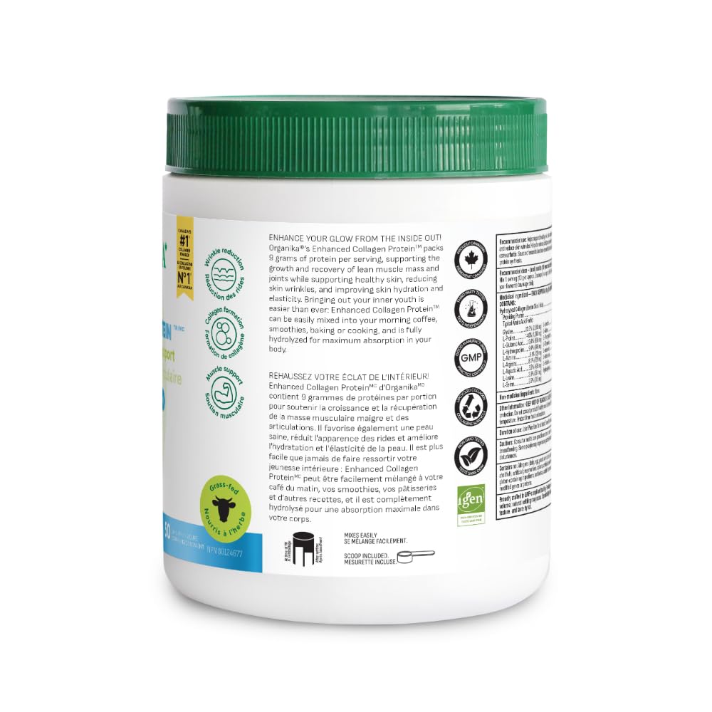 Organika Canadian-Made Enhanced Collagen Powder