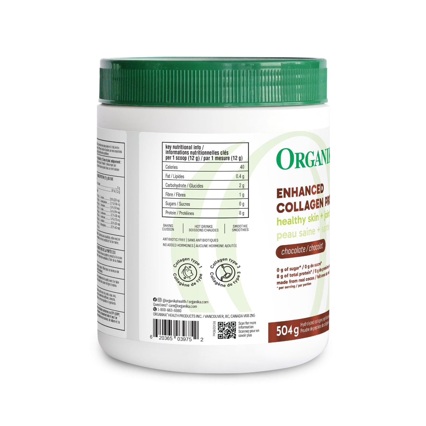 Organika Canadian-Made Enhanced Collagen Powder