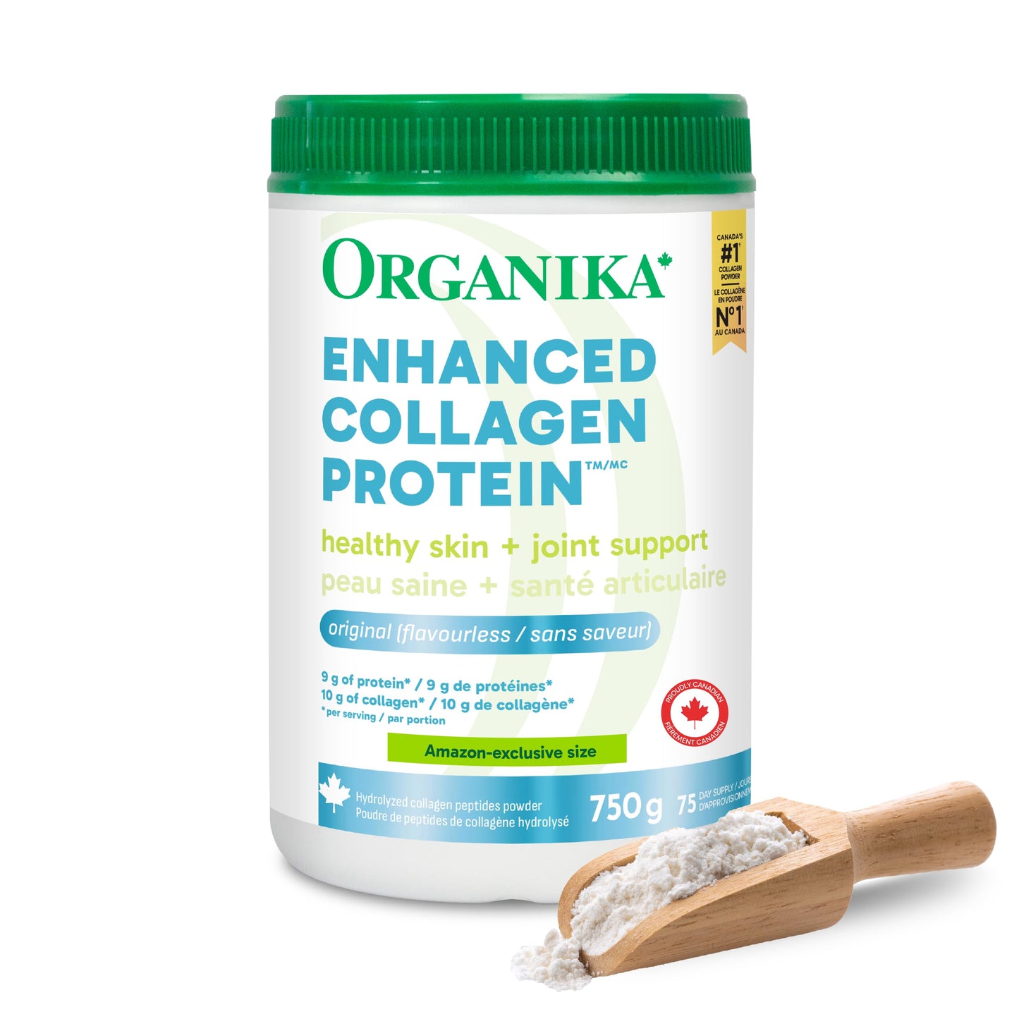 Organika Canadian-Made Enhanced Collagen Powder