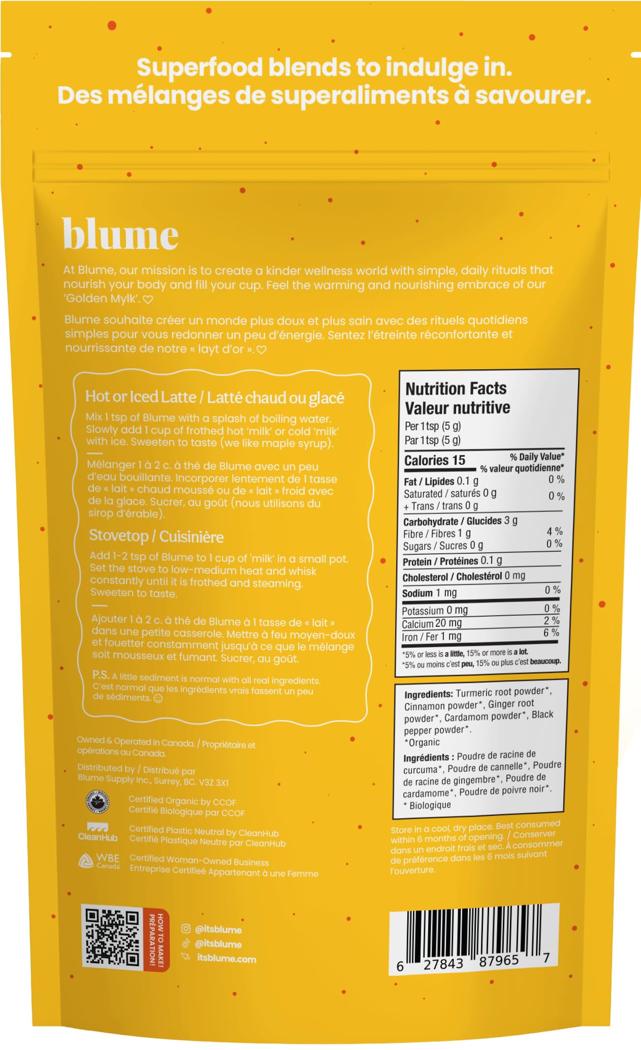 Blume Superfood Latte