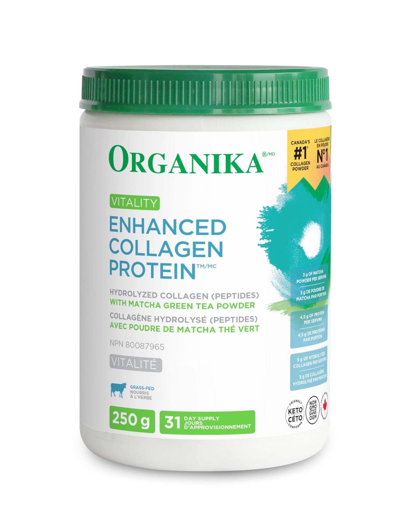 Organika Canadian-Made Enhanced Collagen Powder