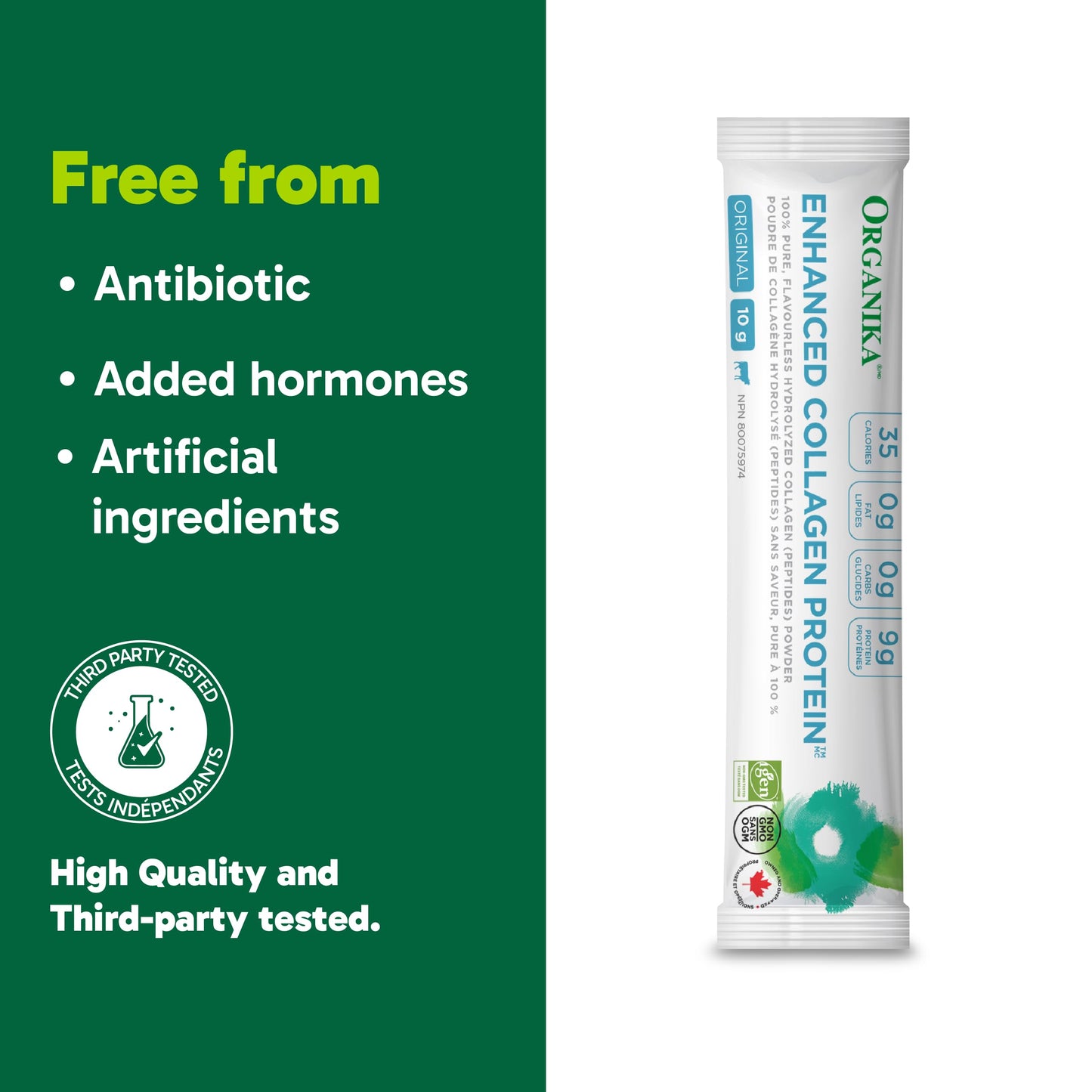 Organika Canadian-Made Enhanced Collagen Powder