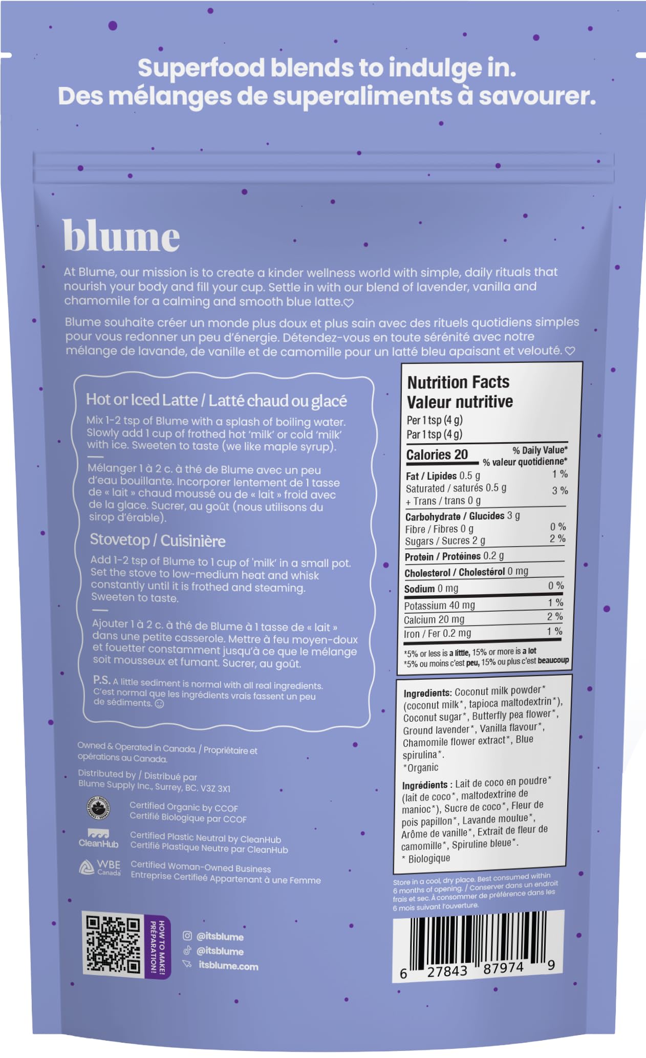 Blume Superfood Latte