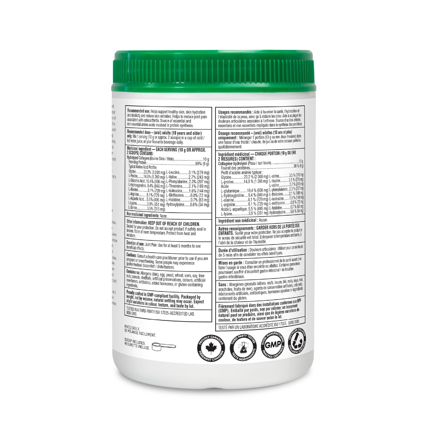 Organika Canadian-Made Enhanced Collagen Powder