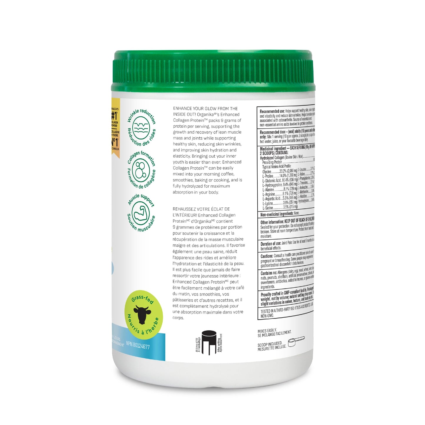 Organika Canadian-Made Enhanced Collagen Powder