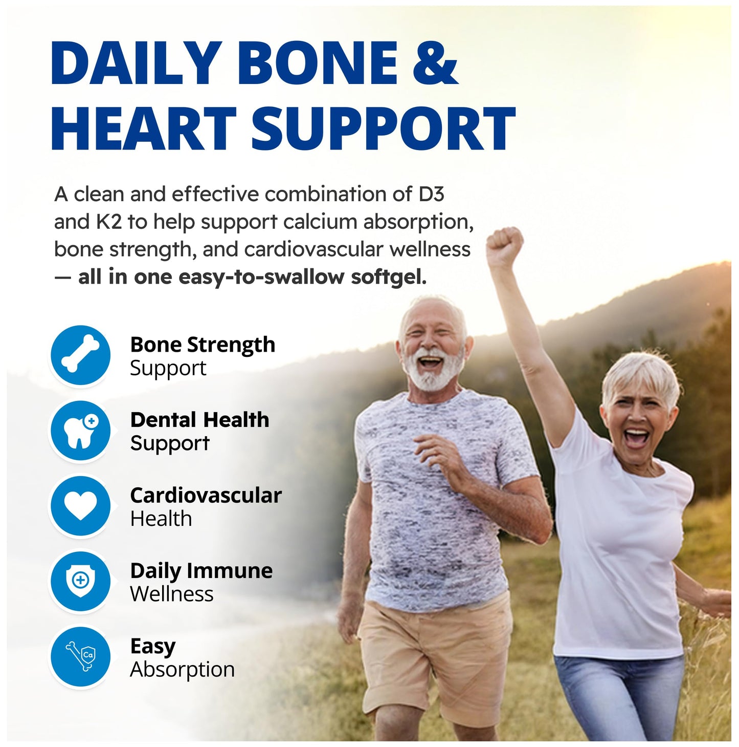 CanPrev - D3 & K2 Vitamin Supplement 240 Softgels