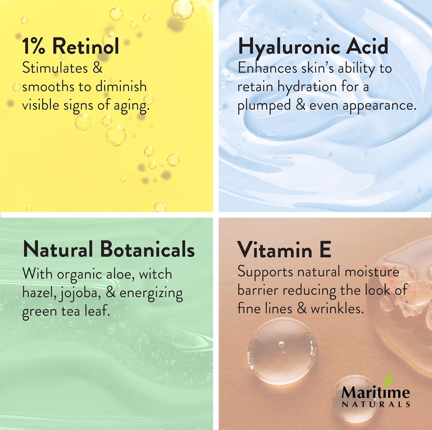 Maritime Naturals Retinol Serum for Face & Neck