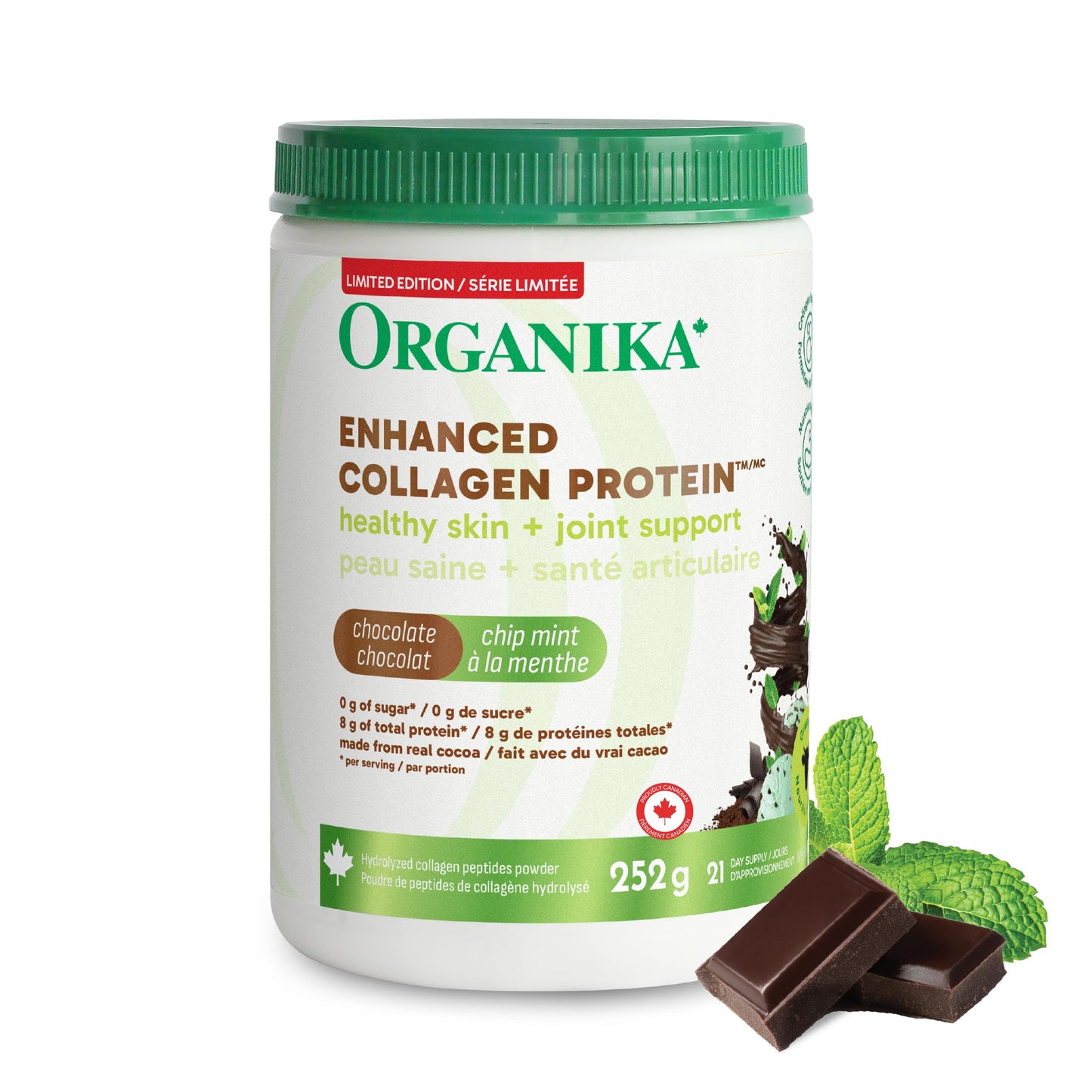Organika Canadian-Made Enhanced Collagen Powder
