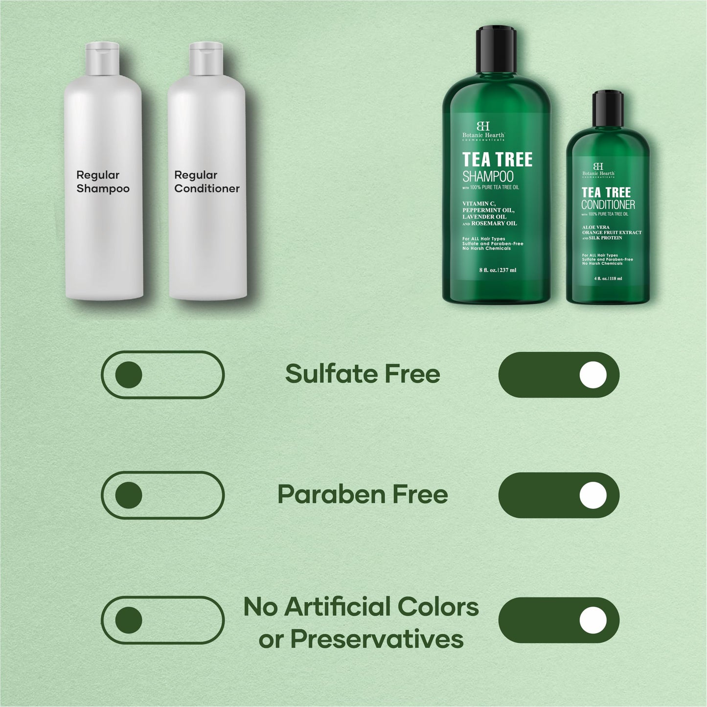 Botanic Hearth Rosemary Mint Shampoo and Conditioner Set