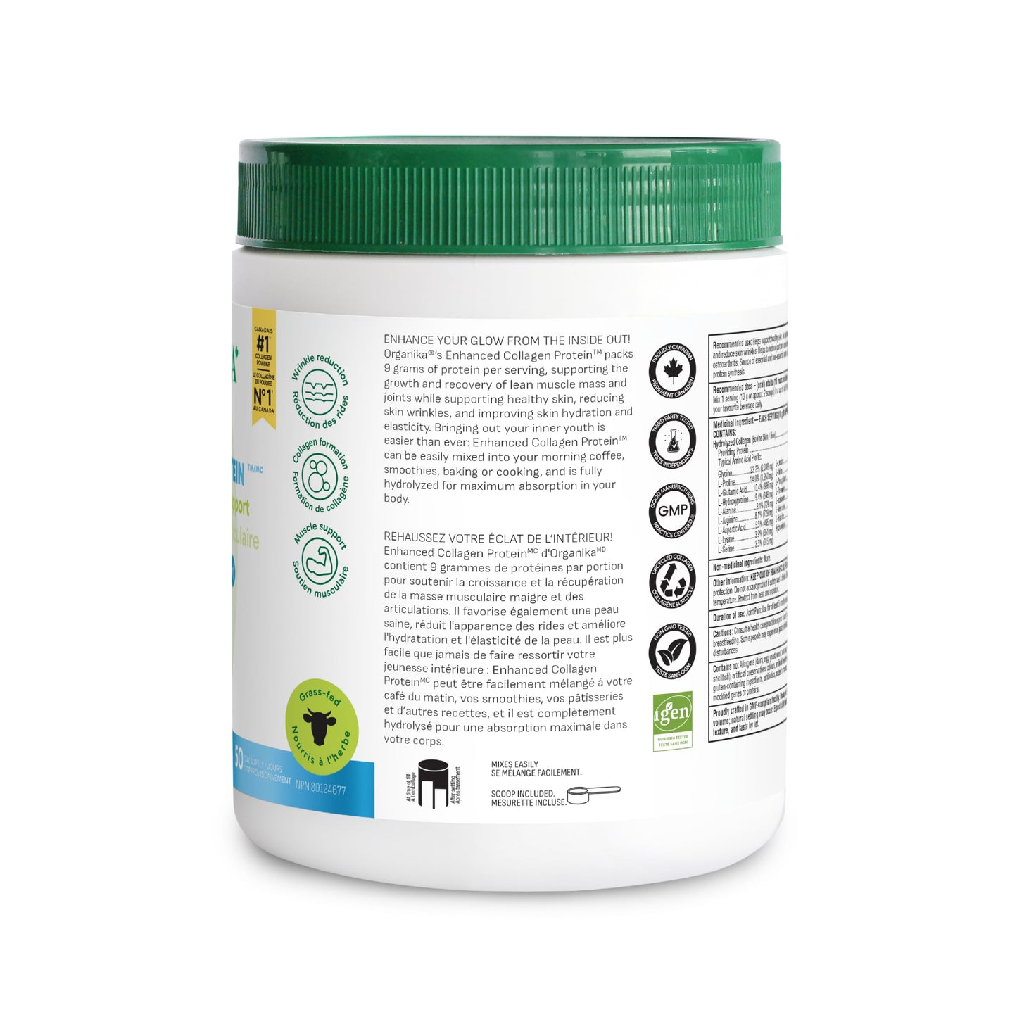 Organika Canadian-Made Enhanced Collagen Powder