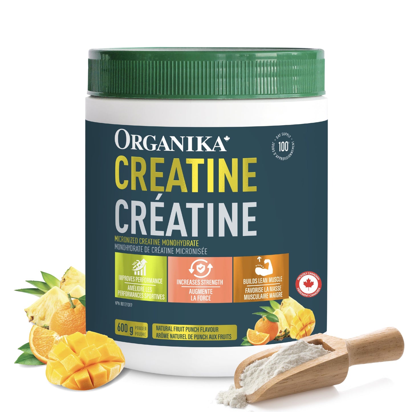 Organika Canadian-Made Creatine Powder