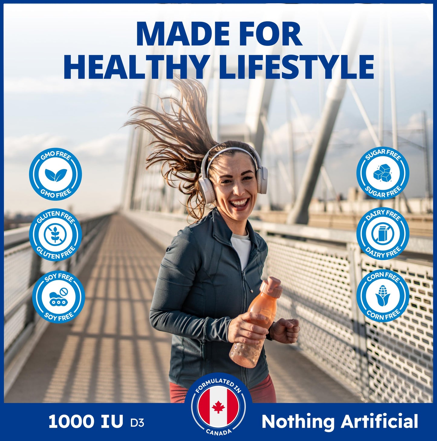 CanPrev - D3 & K2 Vitamin Supplement 240 Softgels