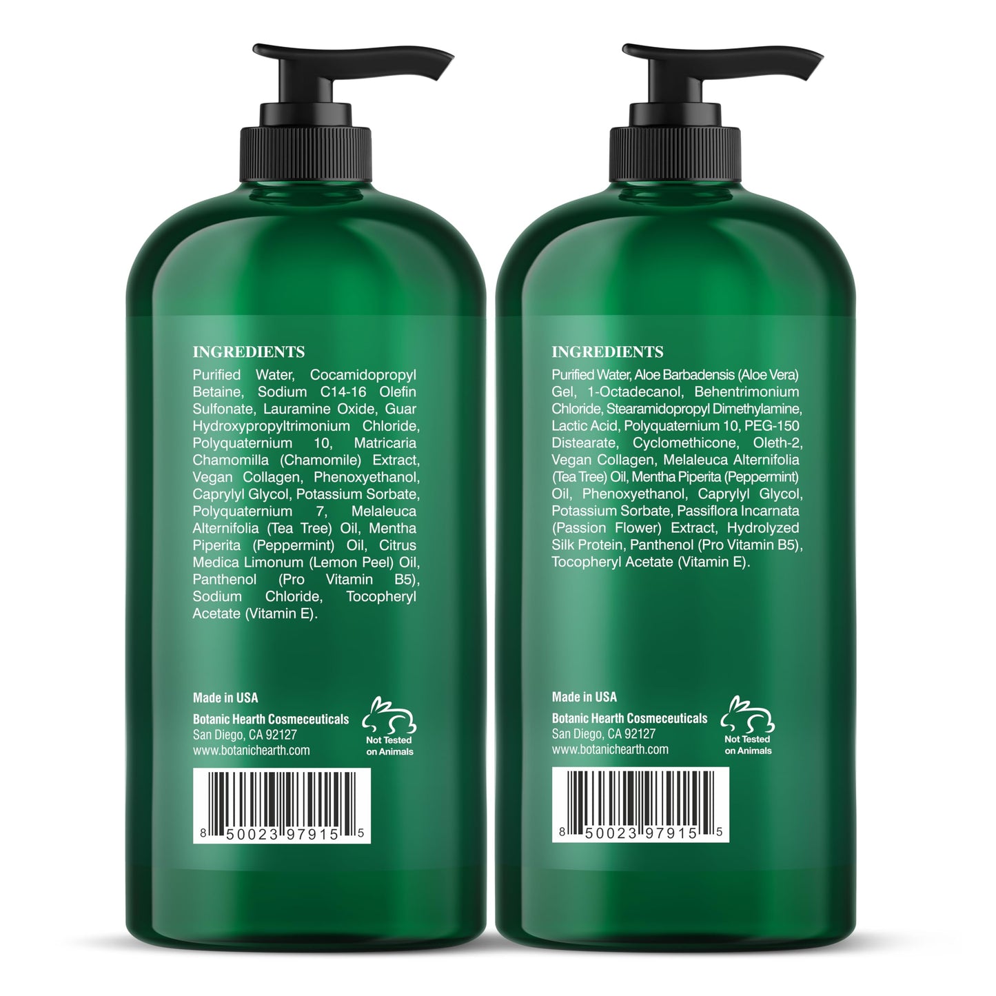 Botanic Hearth Rosemary Mint Shampoo and Conditioner Set