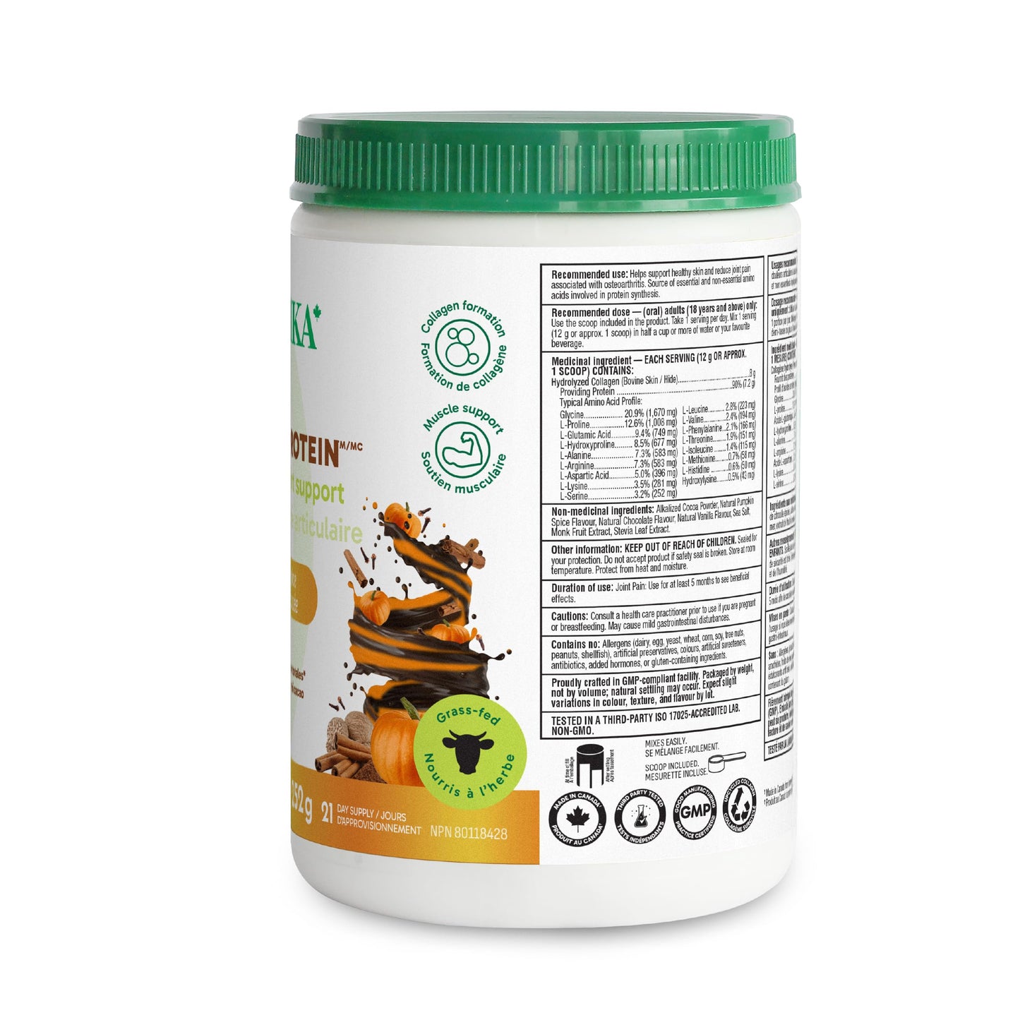 Organika Canadian-Made Enhanced Collagen Powder