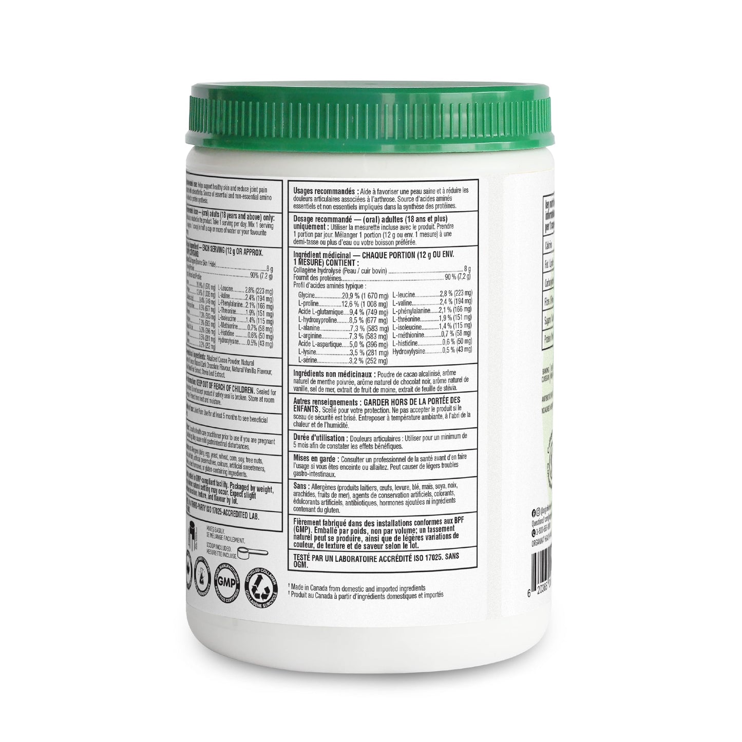Organika Canadian-Made Enhanced Collagen Powder
