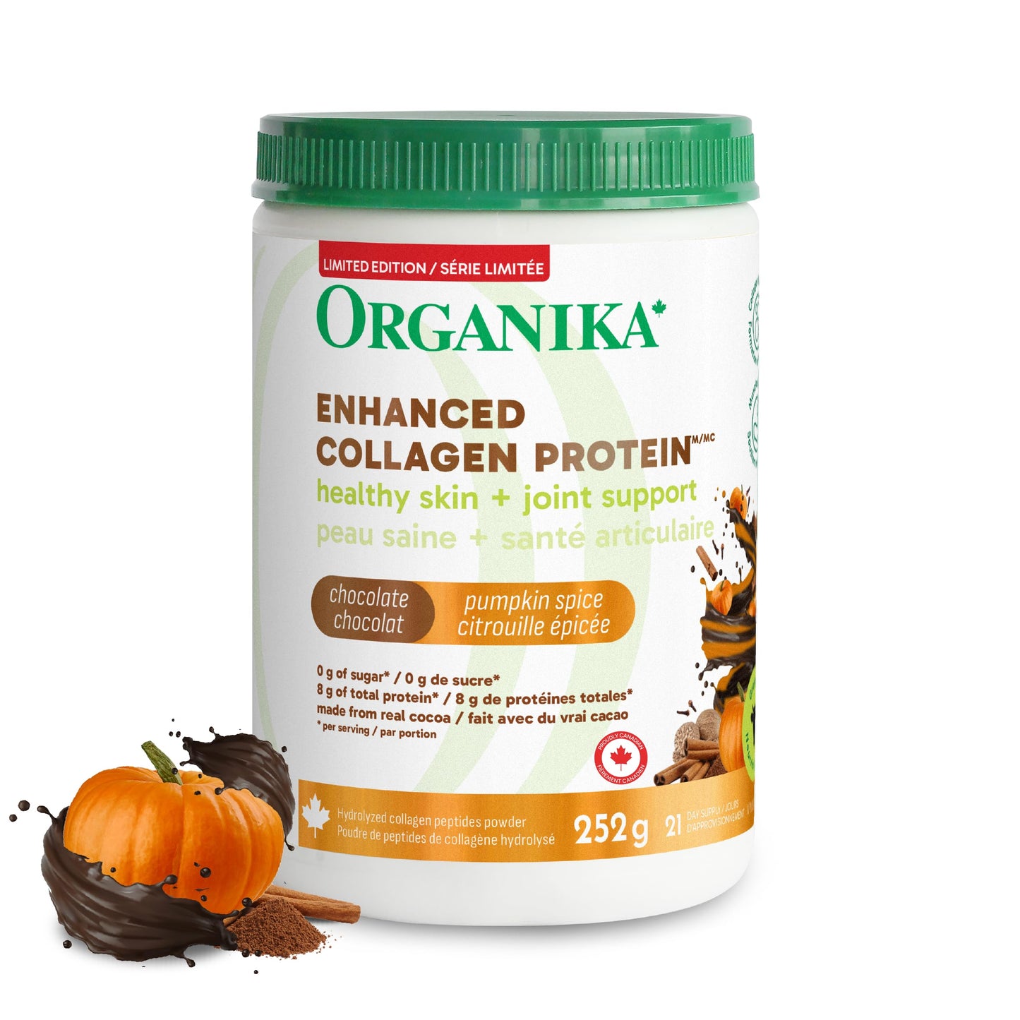 Organika Canadian-Made Enhanced Collagen Powder