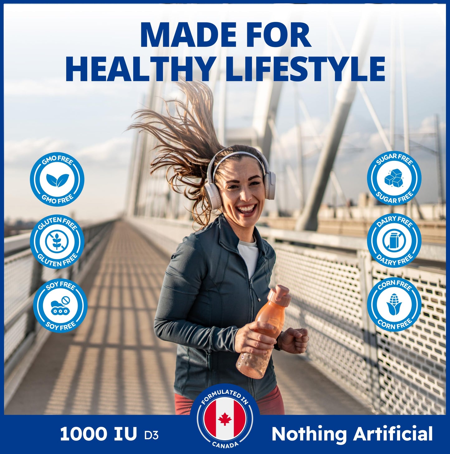 CanPrev - D3 & K2 Vitamin Supplement 240 Softgels