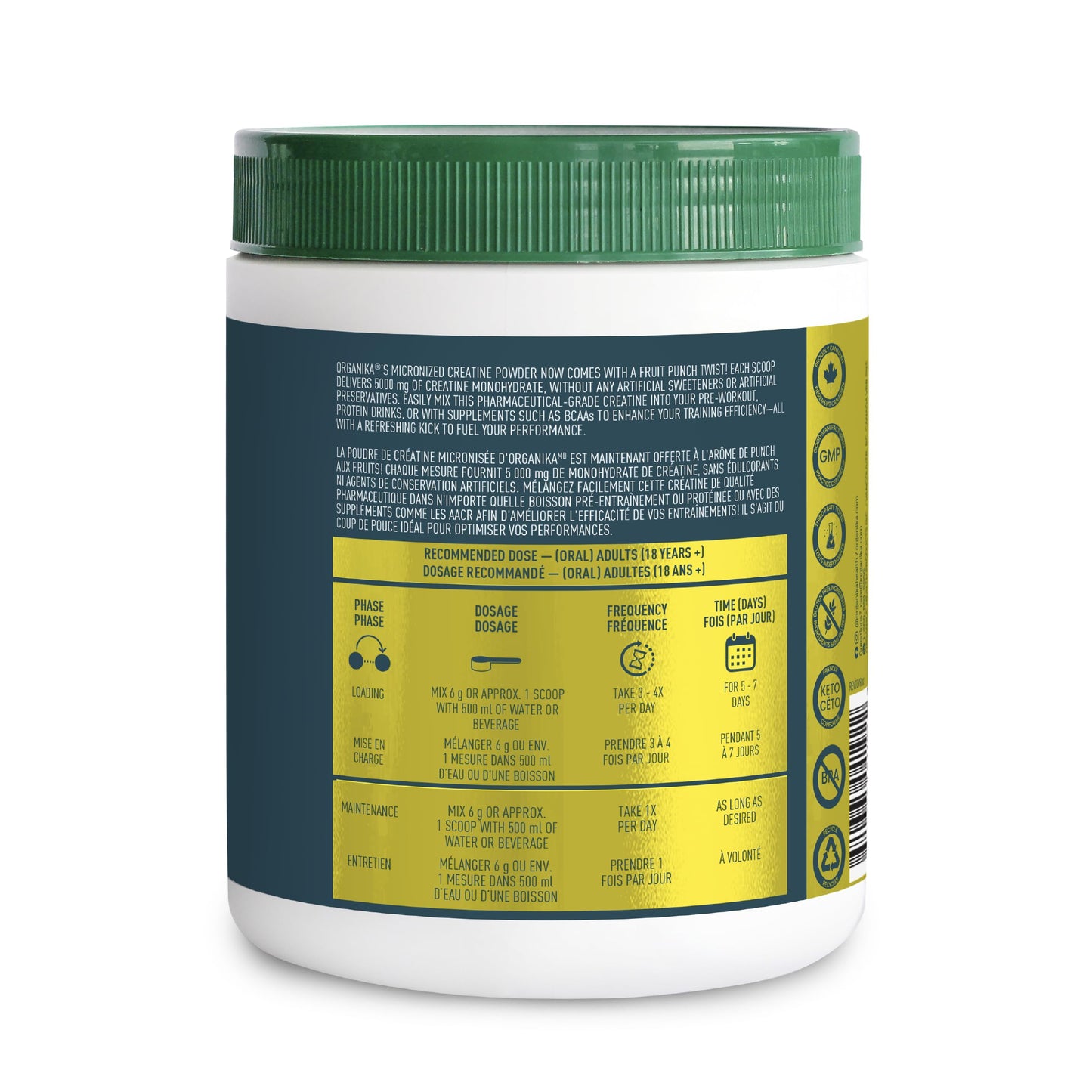 Organika Canadian-Made Creatine Powder