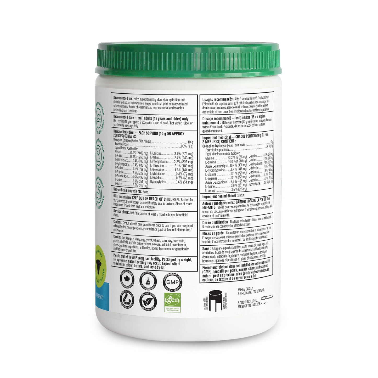 Organika Canadian-Made Enhanced Collagen Powder